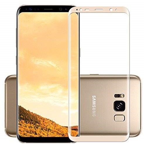 Tempered Glass Samsung Galaxy J8 2018 Full Cover &amp; Full Lem - GOLD/ Anti Gores/ TG