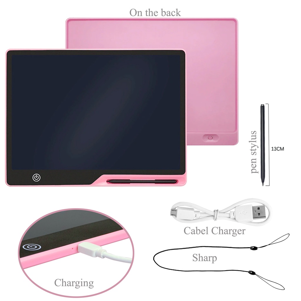 GoodCase - Papan Drawing LCD 16 inch Writing iPad Tablet Colour Board Anak