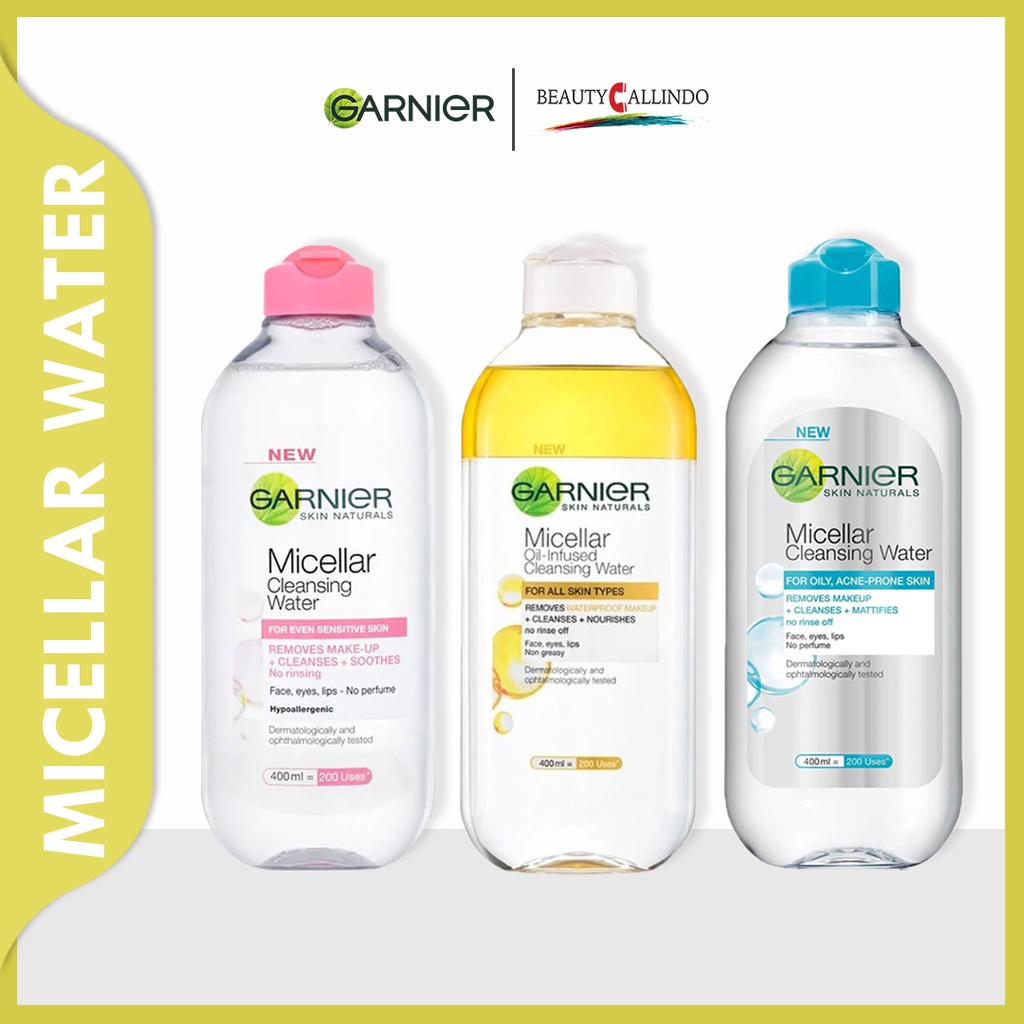 Garnier Micellar Cleansing Water 400ml | BIPHASE 400ML   - BPOM