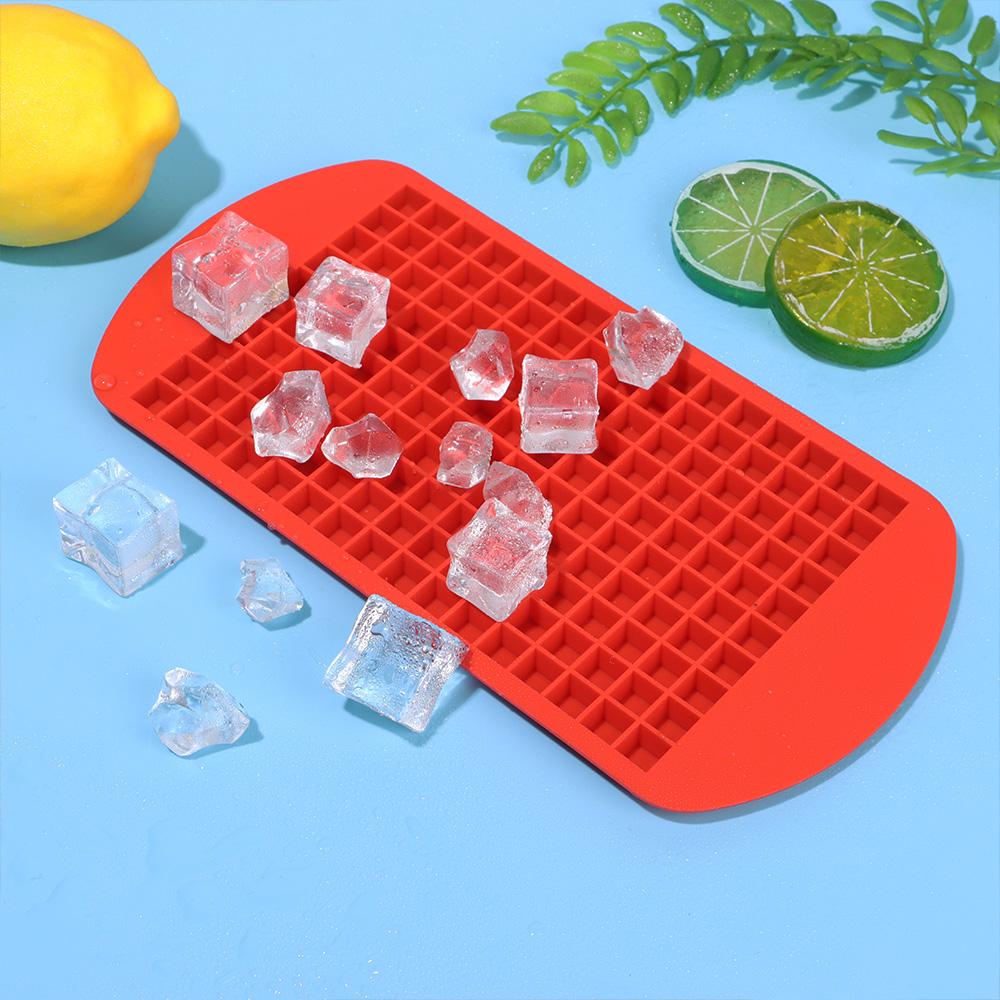 Solighter Ice Cube Tray Ice cream Lingkungan 160kisi Pembuat Es Silikon