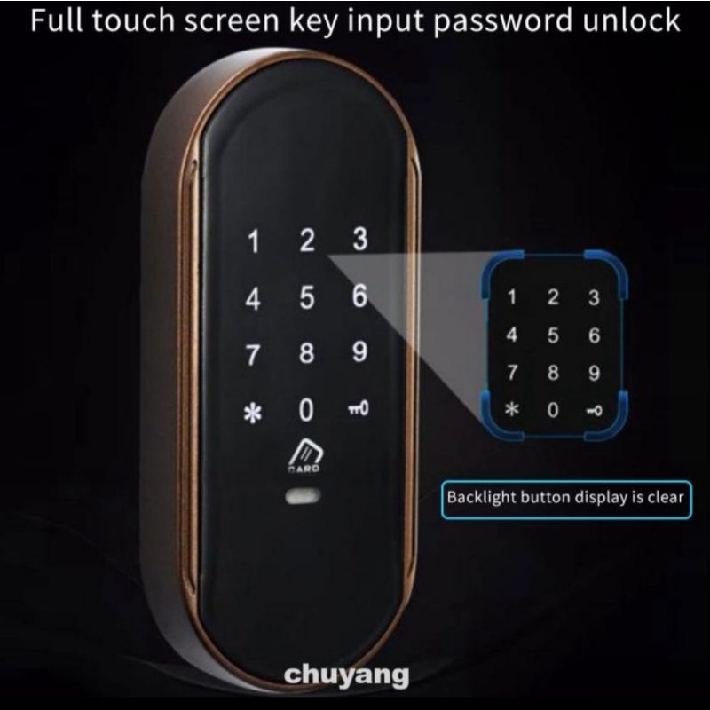 kunci pintu elektronik rumah keyless digital