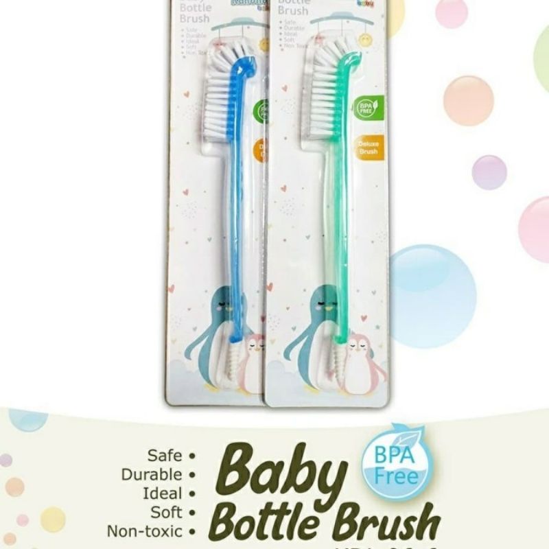 Kandila Bottle and Nipple Brush Sikat Botol Bayi