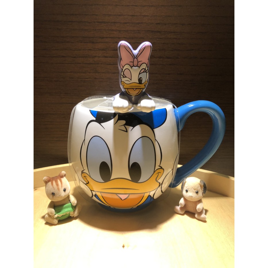 "Gelas mug kopi coffee cup Donald Duck original disneyland store"