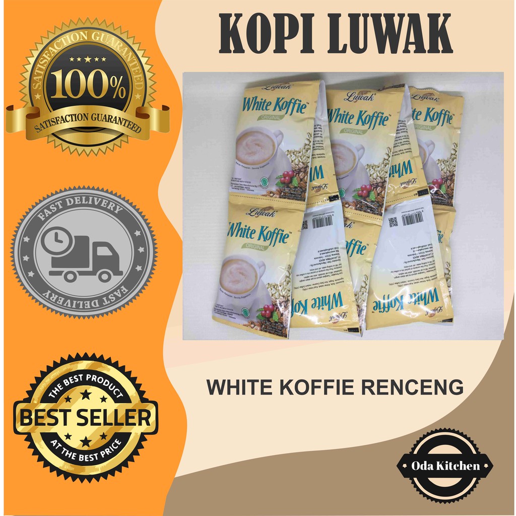 

KOPI LUWAK WHITE KOFFIE RENCENG 10X20gr