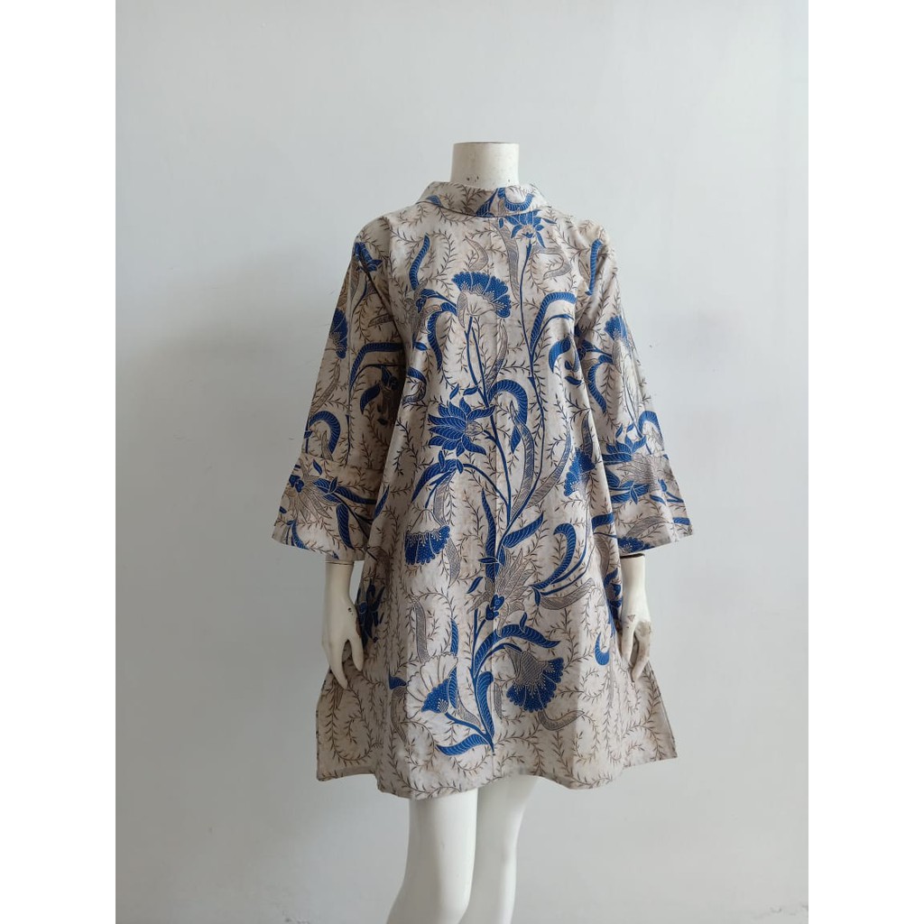 Tunik Sri Dewi | Dress Batik Halus Lawasan