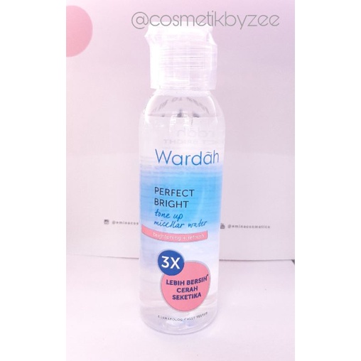 Wardah Perfect Bright Tone Up Micellar Water Brightening + Refresh 100ml