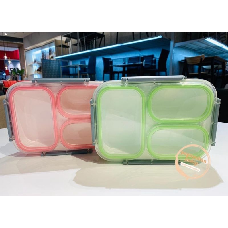 INFORMA Bento Lunch Box 3Sekat Anti Tumpah