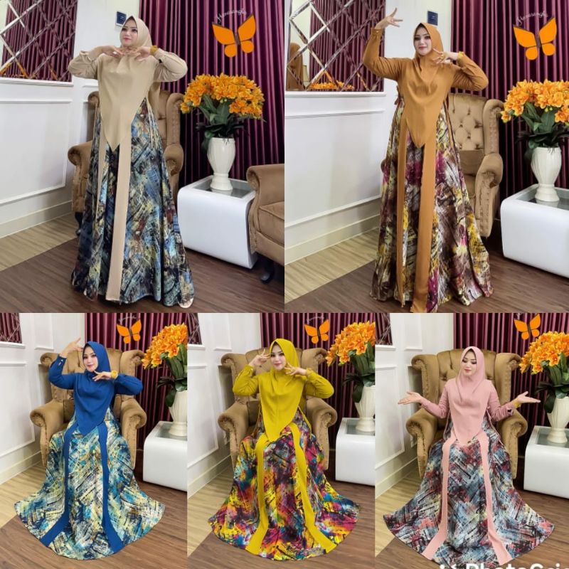 Winona Syari HARGA TUTUP TOKO set ORIGINAL  from hanasangka by irna ( KOLEKSI TERBARU )