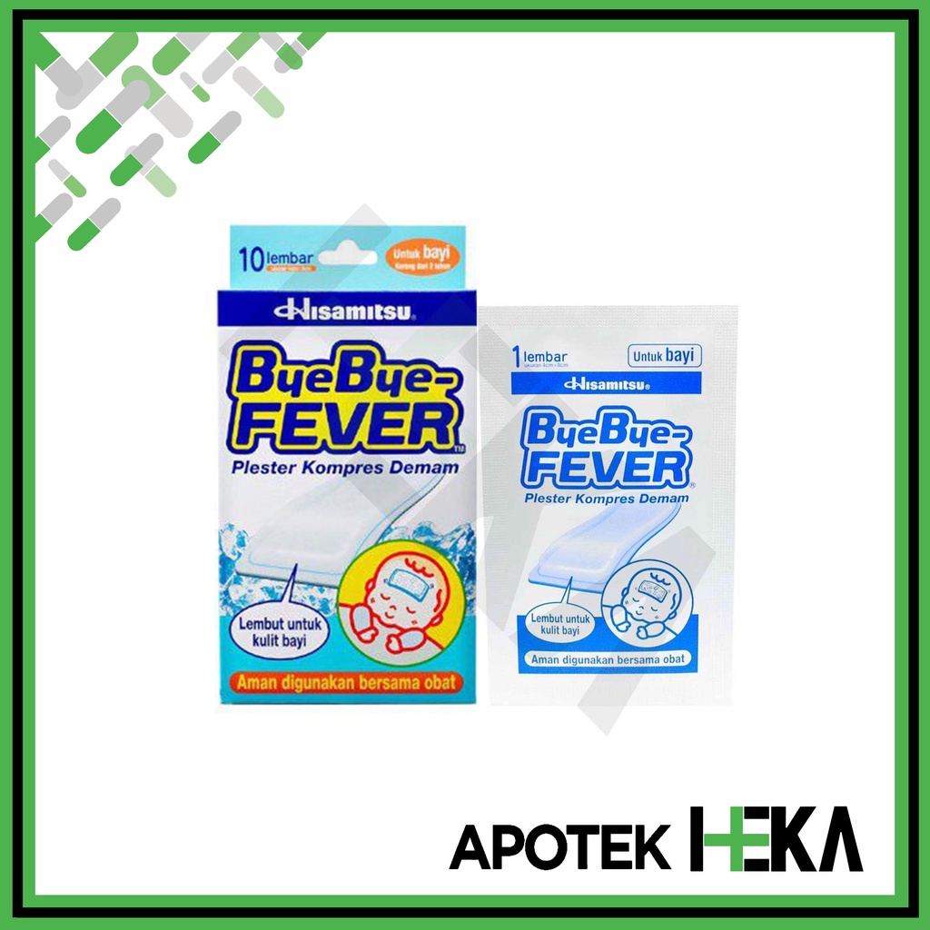 Byebye Fever Bayi - Plaster Kompres Demam Bayi Box isi 10 (SEMARANG)