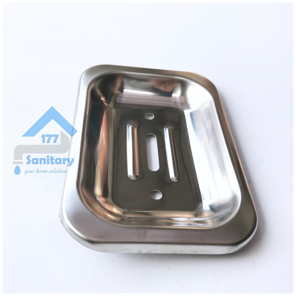 Tempat Sabun Batang Stainless Plat A2- Rak Sabun Batangan Stenlis Murah dispenser soap rack mini soap /D48