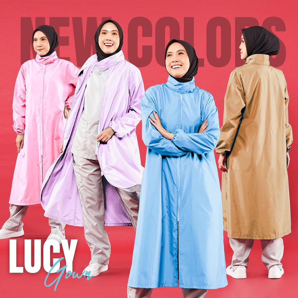Jaket APD Dokter Lucy gown - 100% polyester, water repellent