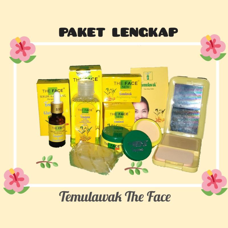 PAKET TEMULAWAK ORIGINAL BPOM/ PEMUTIH WAJAH / TEMULAWAK ORIGINAL