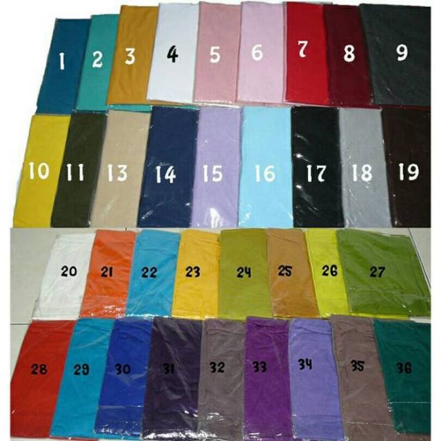 Manset Kaos Rayon, Manset Muslimah, Manset Dalaman, Manset Badan Rayon