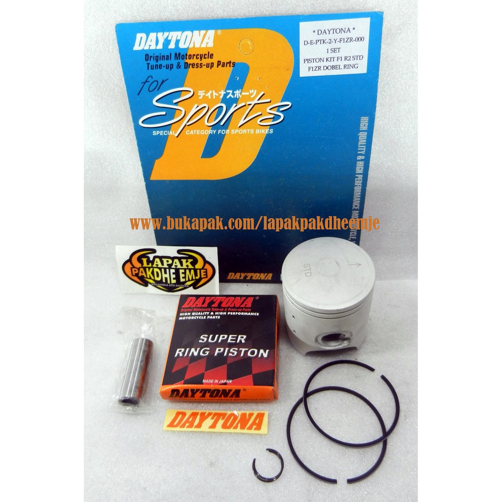PISTON FIZR PISTON KIT FIZR FORCE 1 DAYTONA ORIGINAL UKURAN TERSEDIA DI KETERANGAN LAPAK P