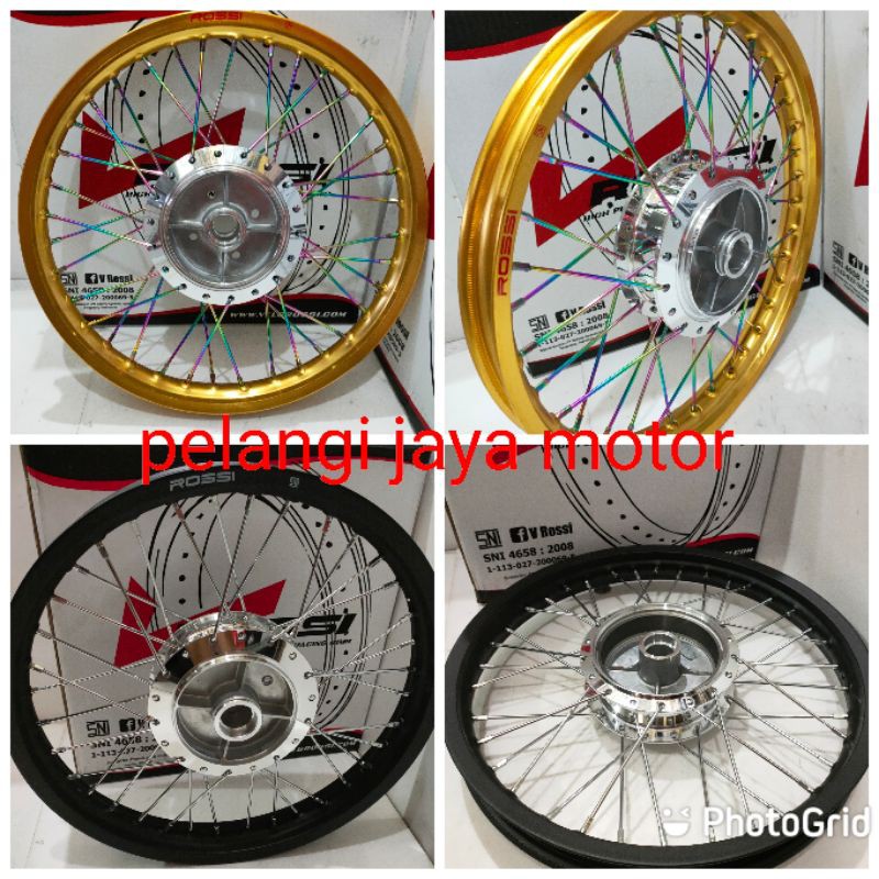 Paket Velg Belakang MX new / Jupiter MX New/ tromol velg jari plus rakitan stell jari jari tinggal p