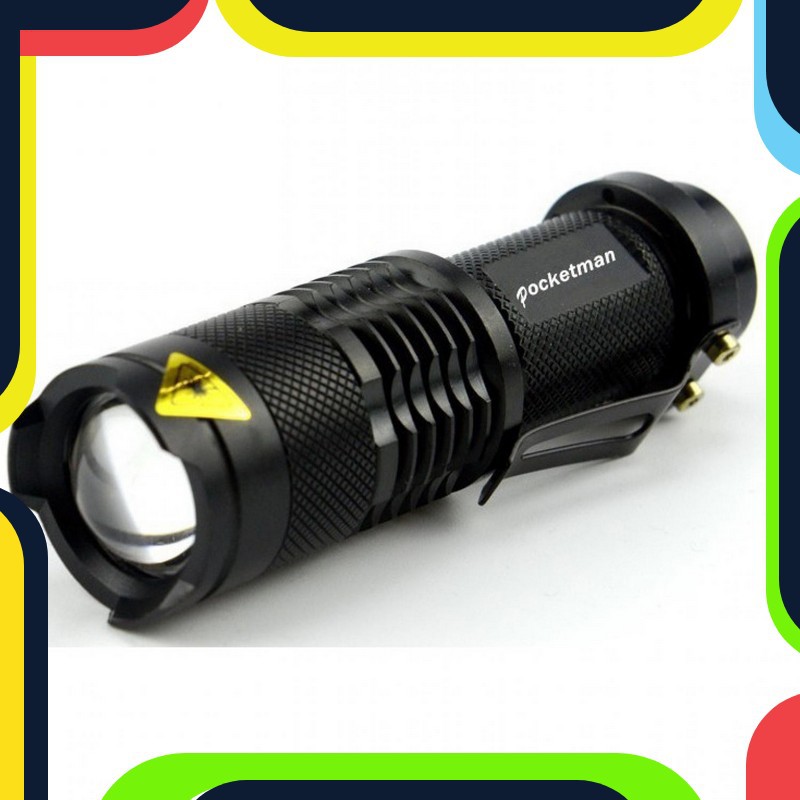 Bayar Ditempat TaffLED Senter LED 2000 Lumens Waterproof Pocketman P1