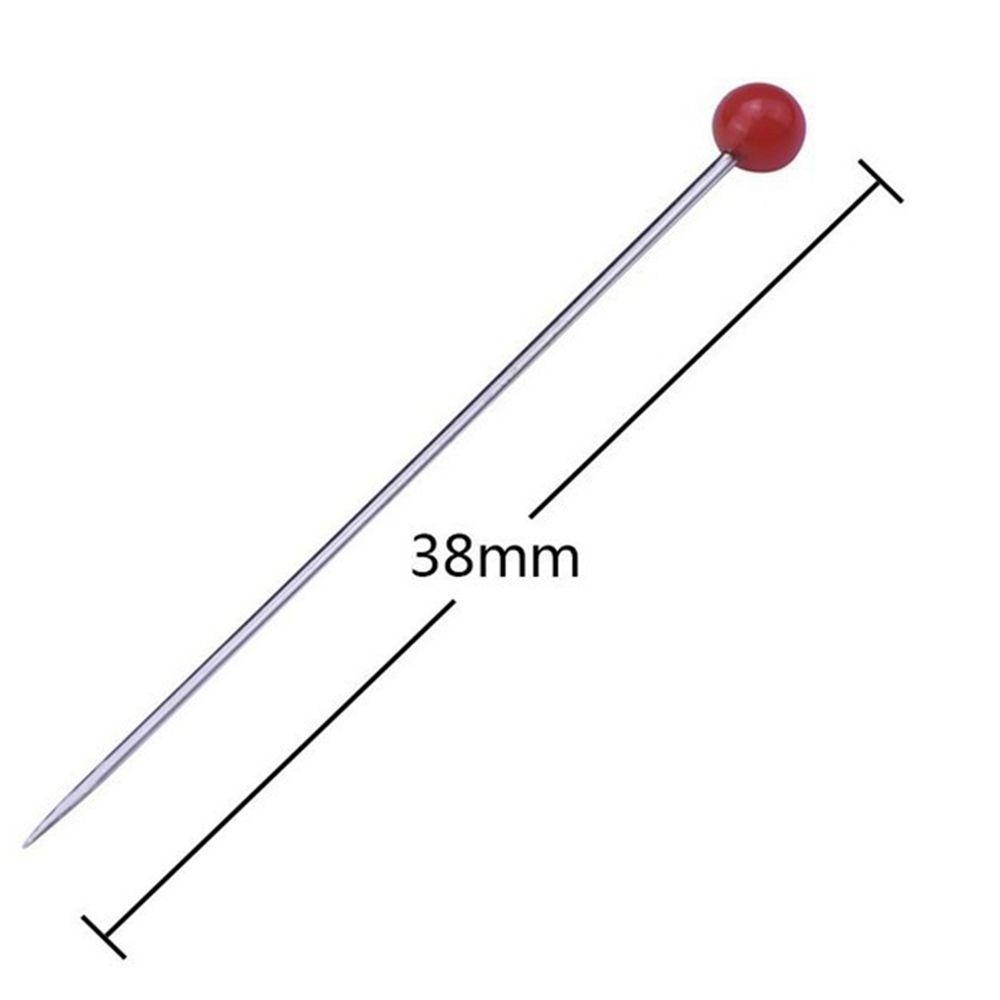 Lanfy Dressmaking Pins DIY Safety Stitch Manik Kaca Kepala Tetap Pin Rajut