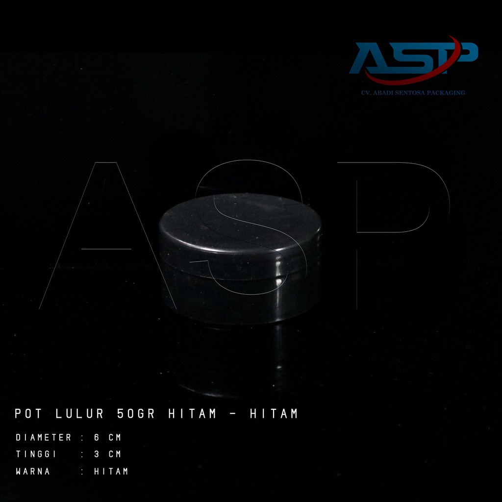 POT LULUR 50GR HITAM - HITAM