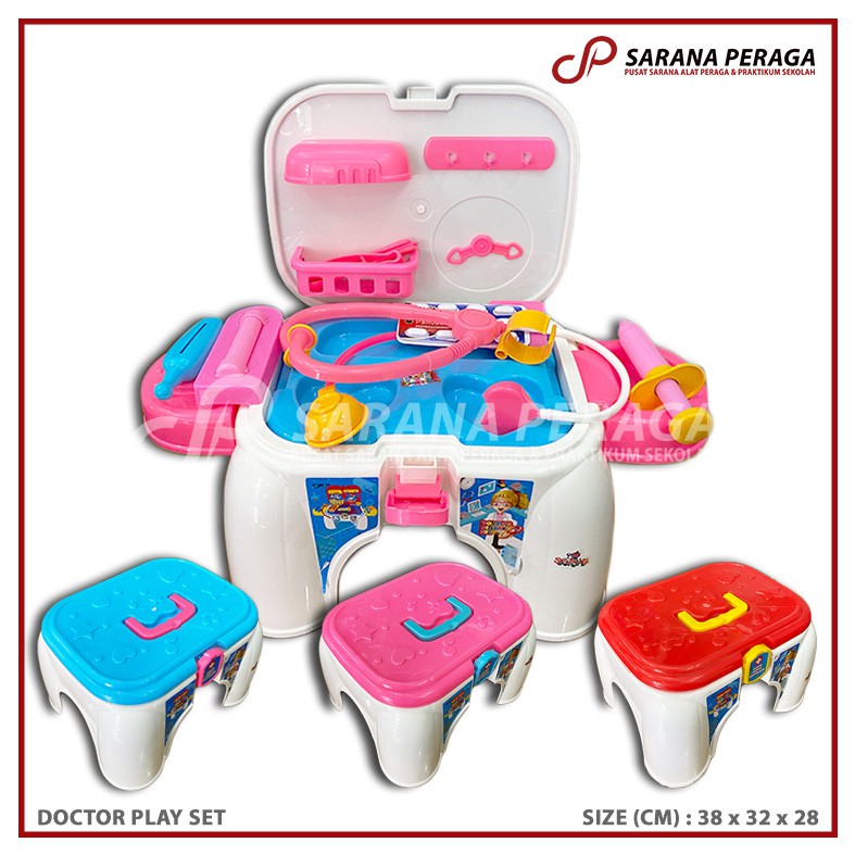 SaranaPeraga Chair Doctor Play Set Alat Bermain Dokter 