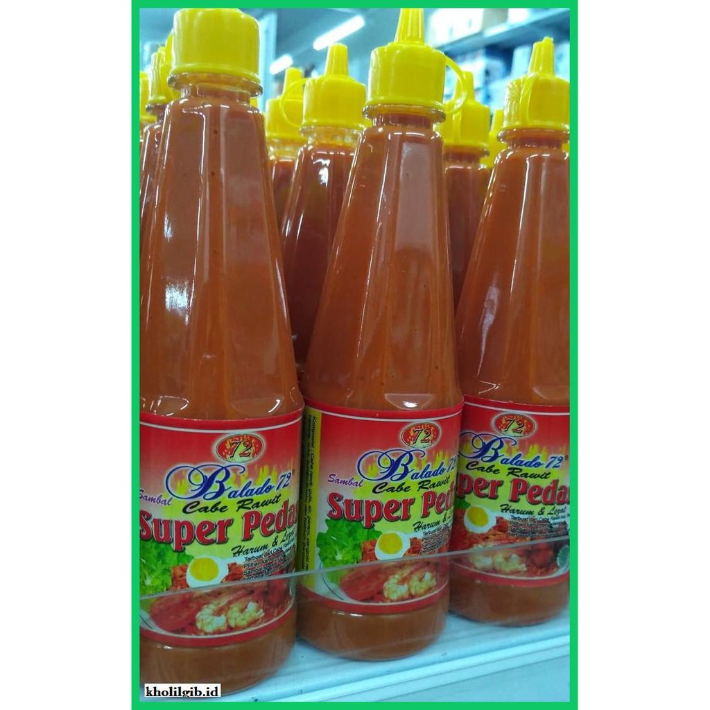 

Aneka-Sambal- Sambal Balado 72 / Sambal Pontianak / Sambal Super Pedas Asli 72 -Pedeeeeeezzzzzzz.