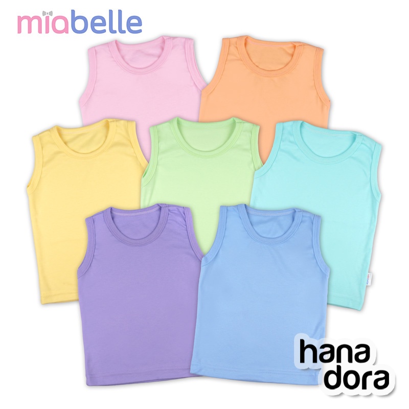 Miabelle Tank Top Polos - Baju Kutung Bayi