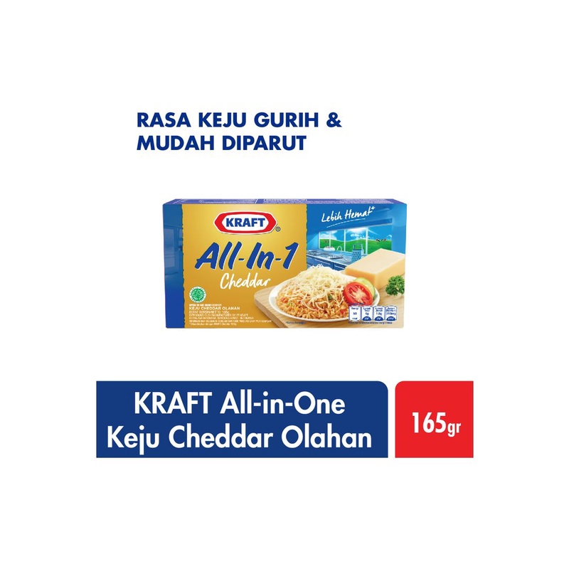 

Kraft All In One Cheddar 165G - Alhanan/04
