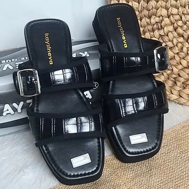 KAYZINEVA Sendal Wanita Flip Flop Croco F02