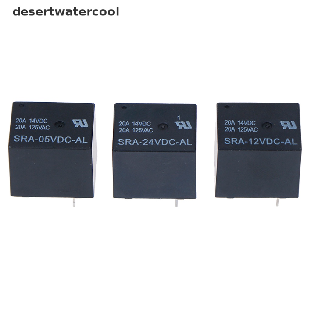 Deid Sra-05Vdc-Al Sra-12Vdc-Al Sra-24Vdc-Al 5v 12v 24v 20a T74 4pin Relay