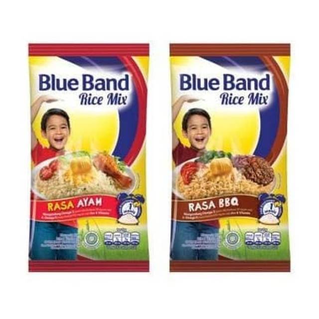 Blue band rice mix 45gr ayam chicken BBQ barbekyu barbeque margarin mentega blueband bumbu nasi enak