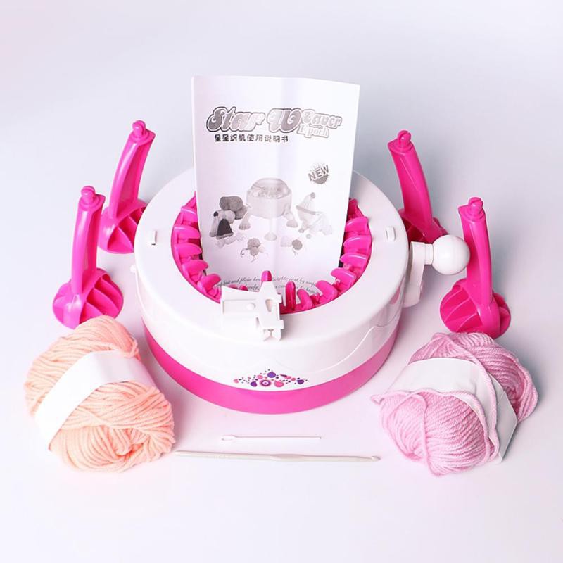 Alat Merajut Rajut Otomatis / Weaving Machine / Smart Weaver PINK FUSCHIA