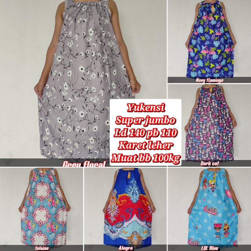 Daster yukensi super jumbo Daster payung !! Dress big size