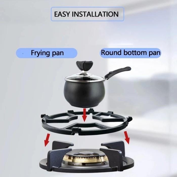 Tatakan | Alas Tatakan Nampan Dudukan Panci Wajan Kecil Bulat Kompor Gas Besi