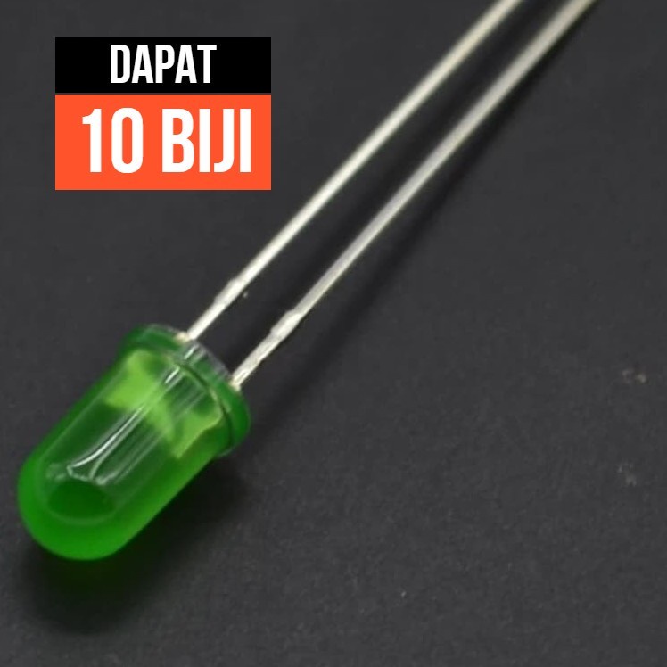 LED 3mm 3 mm hijau