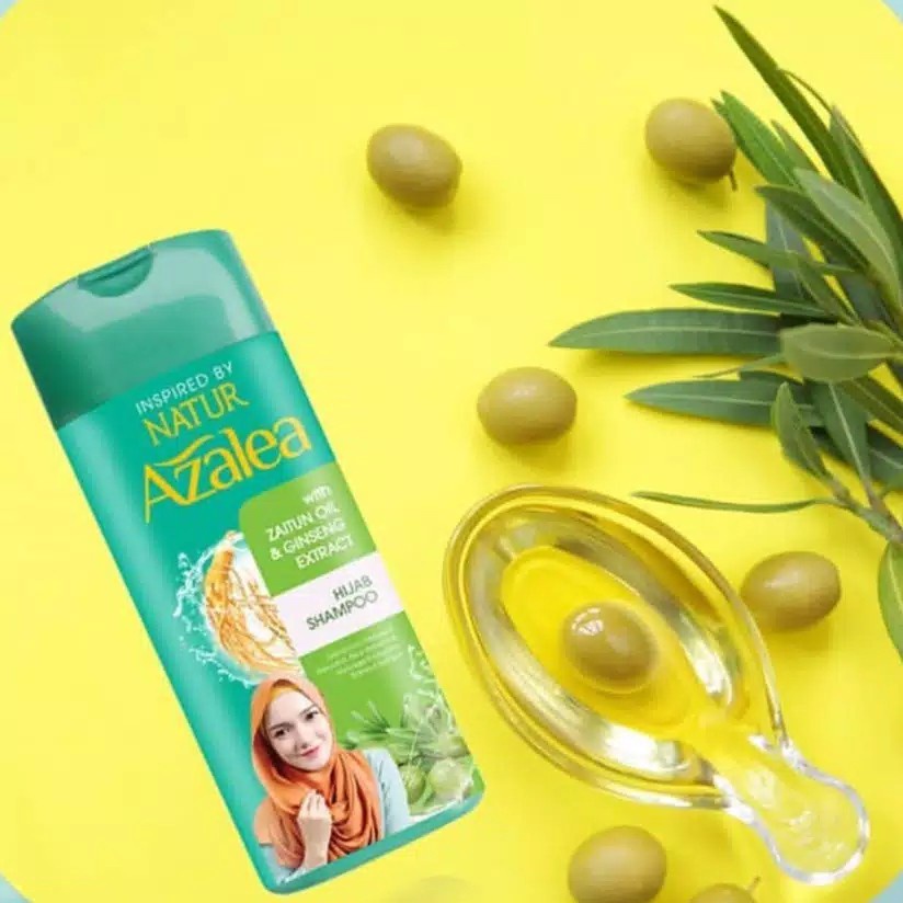 Azalea Hijab Shampoo Zaitun Oil &amp; Ginseng Extract 180 ml