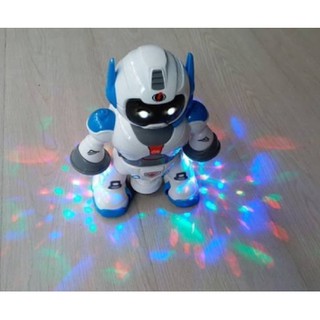  Mainan  anak  robot dancing menari joget disko Lampu 