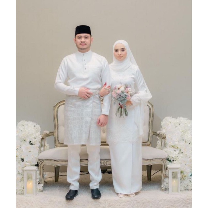 gaun pengantin muslimah Malaysia gaun walimah gaun akad wedding dress muslimah