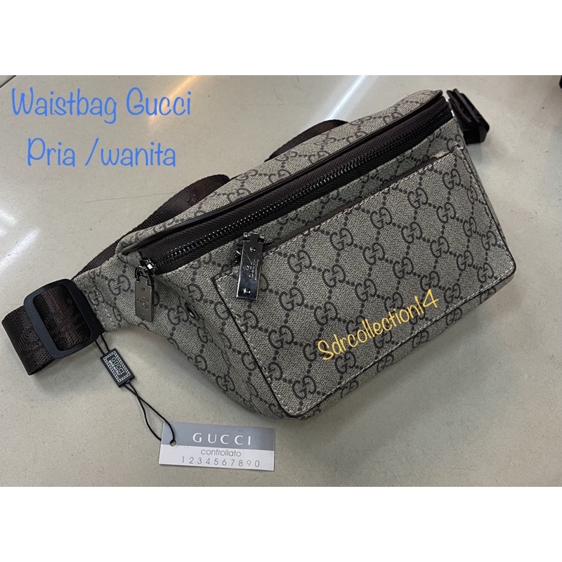 Waistbag Gucci GG/Belt Bag Gucci/Bumbag/Tas Pinggang Gucci Premium Import