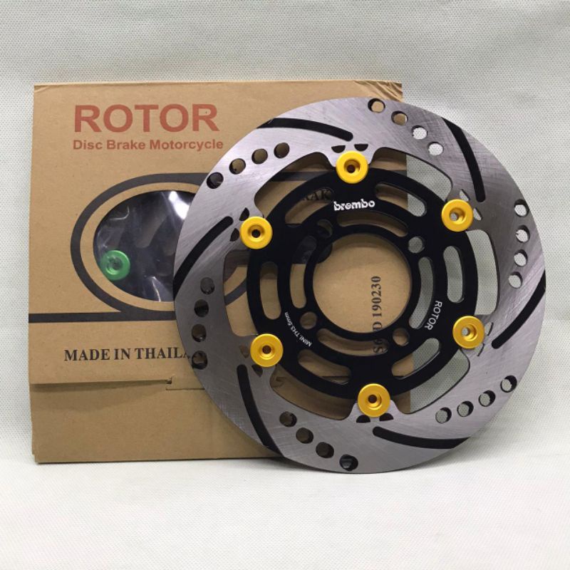 Piringan Cakram Depan Dics ROTOR THAILAND  220mm matic bebek mio beat jupiter z burhan Mx Old