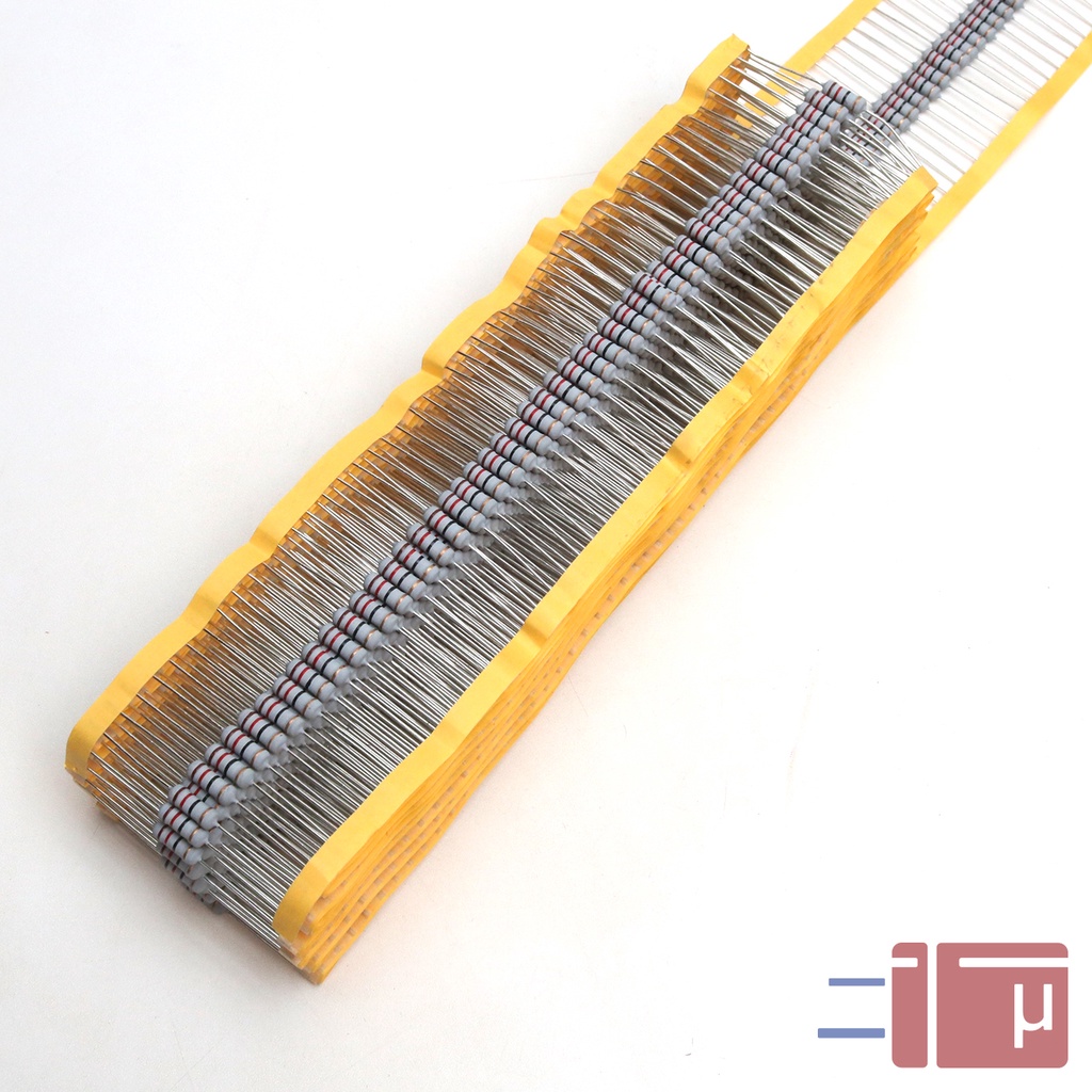 x10 Resistor 12R 12 Ohm 1W Metal Oxide 5% Taiwan Kaki Tembaga