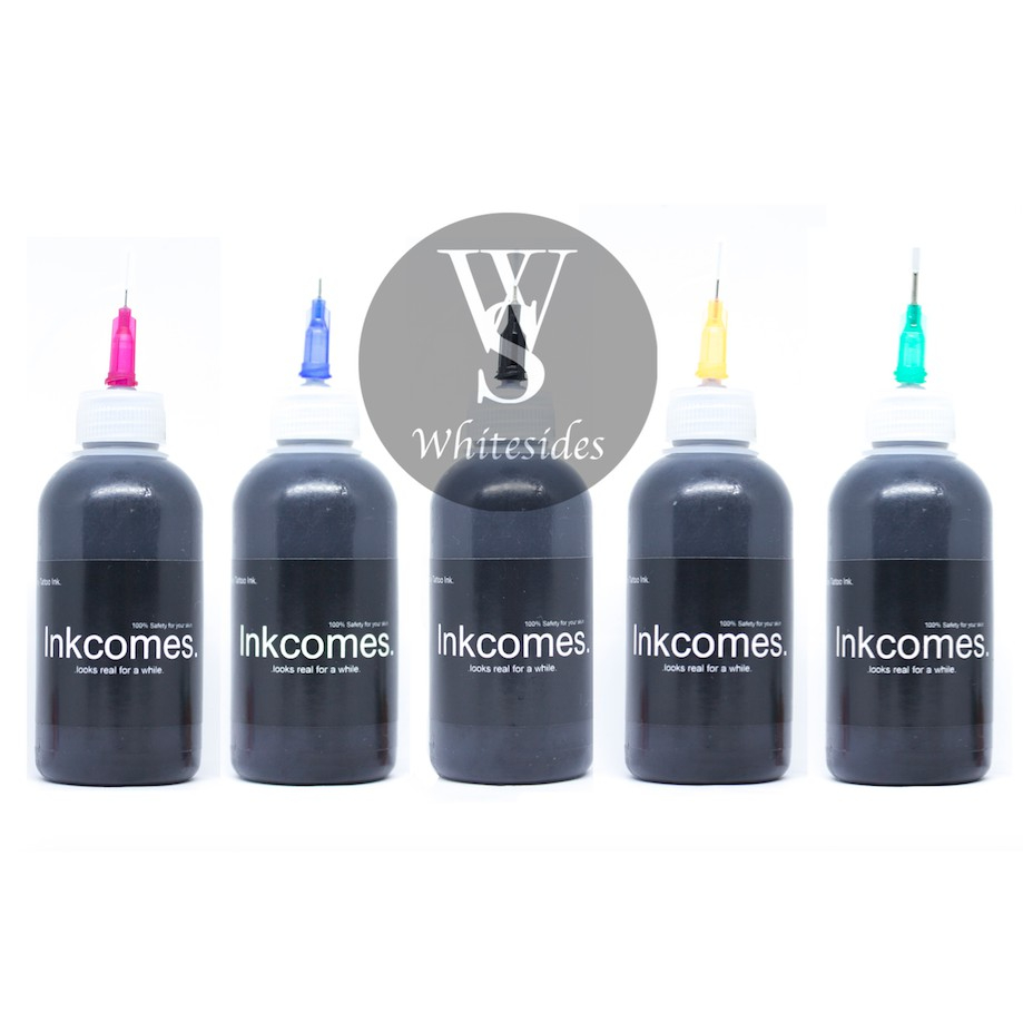 50ml 11 Jarum - Inkcomes Tattoo 1st Freehand Ink Temporary in Indonesia Temporer Waterproof Inkbox T
