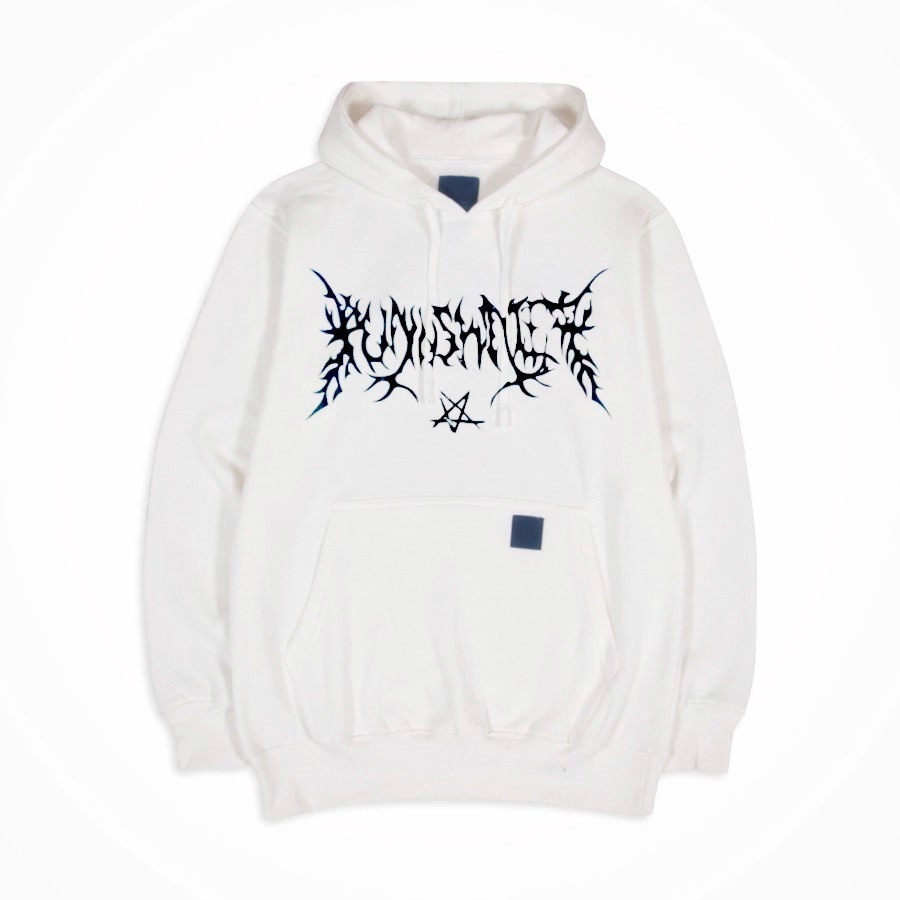 SWEATER HOODIE PUNISHMENT METAL AESTETIC FLAME AUTHENTIC PREMIUM FULLTAG &amp;LEBEL / HOODIE CREAM PRIA DAN WANITA BEST SELLER