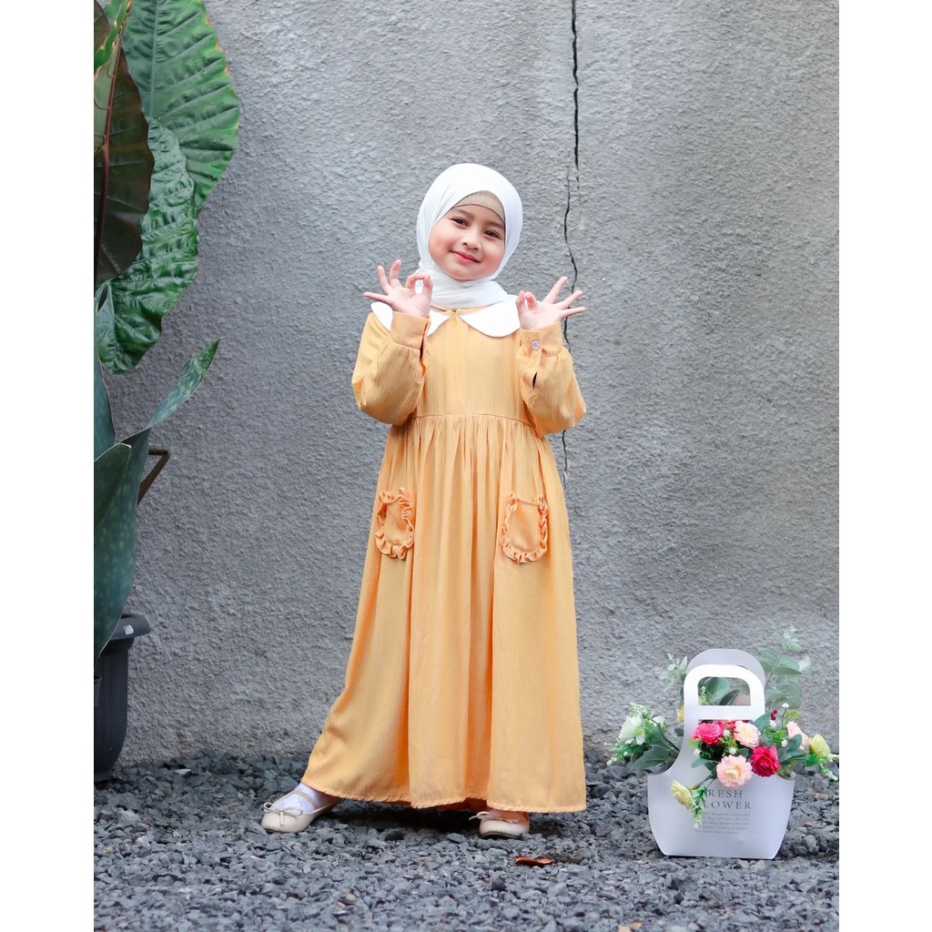 Promo GAMIS ANAK JELITA KATUN JEPANG LOKAL USIA 3-5 thn Keren