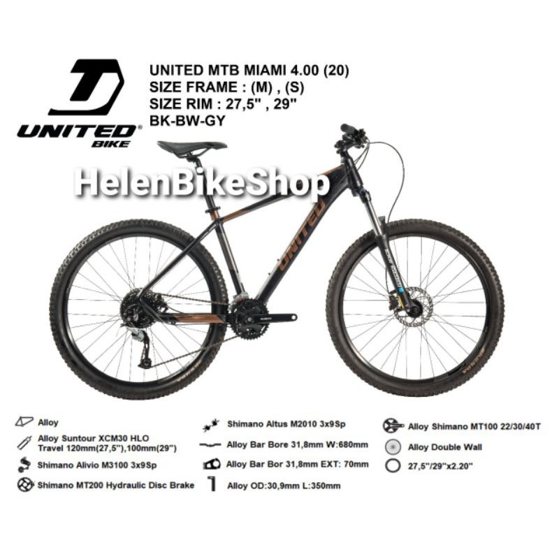 Sepeda Gunung 27,5 inch Miami 4.00