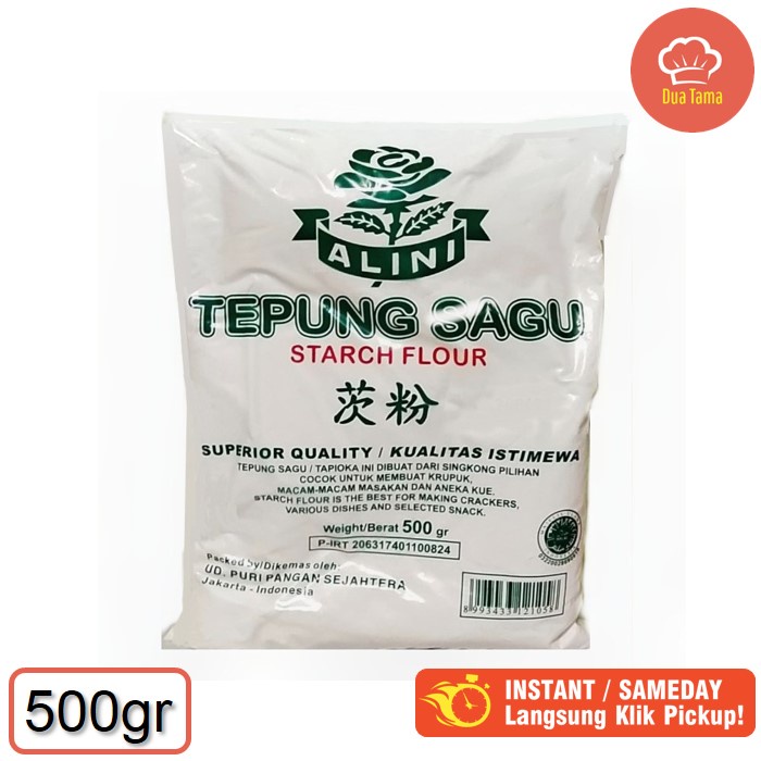 

TEPUNG SAGU ALINI 500 gr / GLUTEN FREE / EXPORT QUALITY