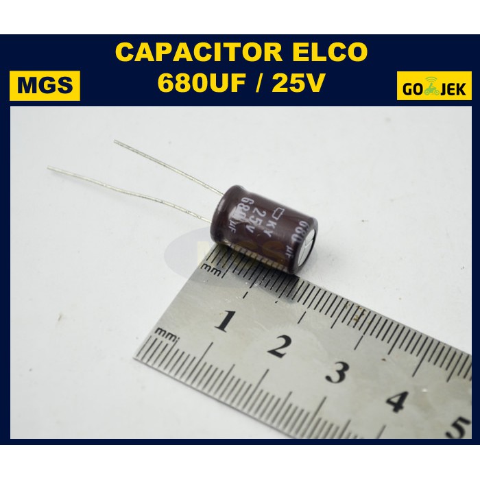 100Pcs Elco 680uf 25v