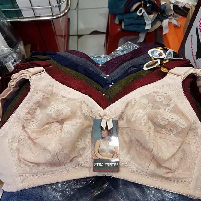 Strait Sister Original Bh Wanita Tanpa Busa Cup B Size 44 46