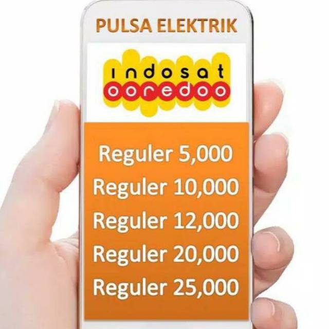 Pulsa Indosat 5k - 25k