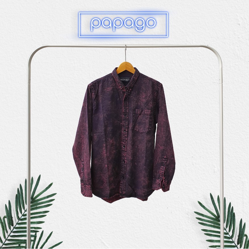 

Papago - Kemeja Pria - Tshirt Pria - Vibranium Red