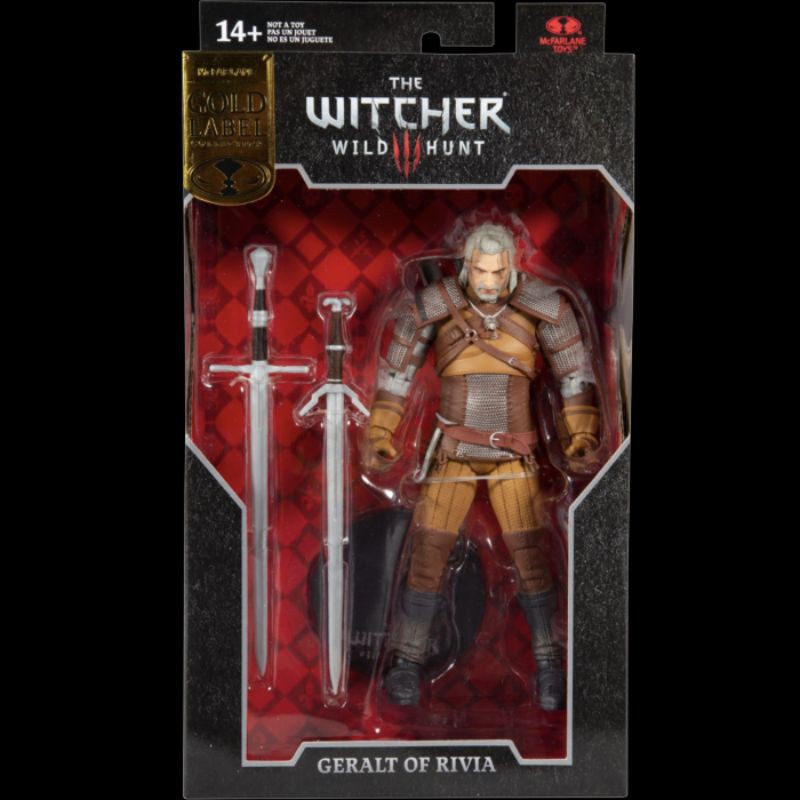 The witcher 3 wild hunt action figure geralt of rivia 7" original