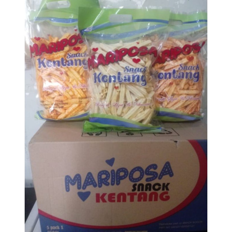 

mariposa rasa ori, balado, keju snack kentang